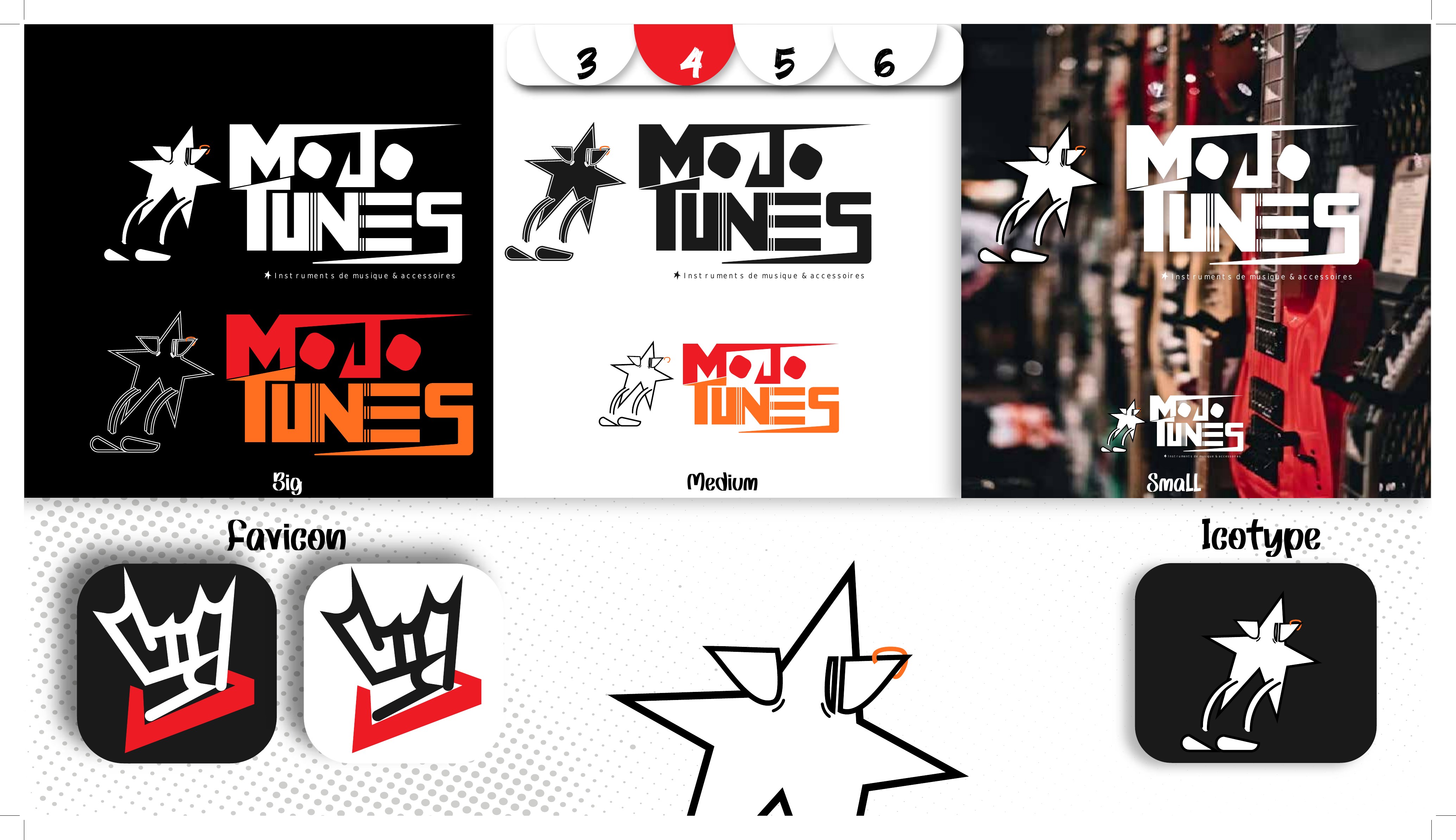 MOJO TUNES — Favicon & icotype